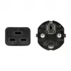 Logilink CP151 napájací kábel, CEE 7/7 na IEC C19, čierny, 1 m