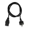 Logilink CP151 napájací kábel, CEE 7/7 na IEC C19, čierny, 1 m