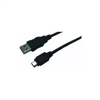 LogiLink CU0014 USB 2.0 predlžovací kábel, USB-A konektor samec na Mini-USB-B konektor samec, 1,8 m, čierny