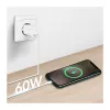 LogiLink CU0320 USB 2.0 Type-C kábel, USB-A na USB-C, 480 Mbps, 60W, nylonový pletený, biely, 0,5 m