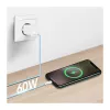 LogiLink CU0329 USB 2.0 Type-C kábel, A/M na C/M, 480 Mbps, 60W, nylon, modrý, 0,5 m