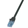 LogiLink EconLine Cat.6A U/UTP patch kábel RJ45, 0,25 m, čierny