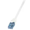 LogiLink EconLine Cat.6A U/UTP patch kábel, RJ45, biely, 1,5 m