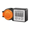 LogiLink Merač spotreby energie do exteriéru, LCD displej, čierna/oranžová