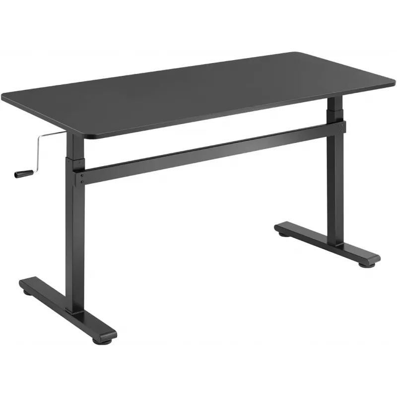 LogiLink EO0027 výškovo nastaviteľný stôl s doskou, 140 × 60 cm, čierny