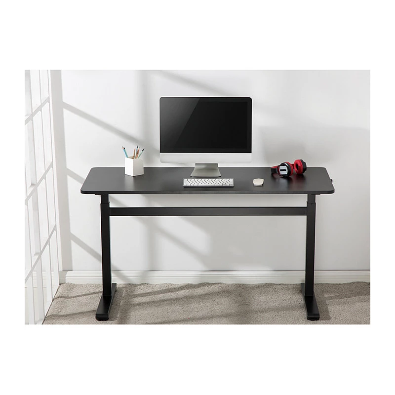 LogiLink EO0027 výškovo nastaviteľný stôl s doskou, 140 × 60 cm, čierny