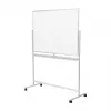 LogiLink EO0064 Mobilná obojstranná biela tabuľa, magnetická oceľ, hliníkový rám, 120x80 cm, biela/strieborná