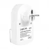 LOGILINK ET0008 Vonkajšie digitálne časové spínače - IP44, 10 programov ZAP/VYP, 16A/3680W, Schuko (typ F), čierna/sivá