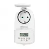 LOGILINK ET0008 Vonkajšie digitálne časové spínače - IP44, 10 programov ZAP/VYP, 16A/3680W, Schuko (typ F), čierna/sivá