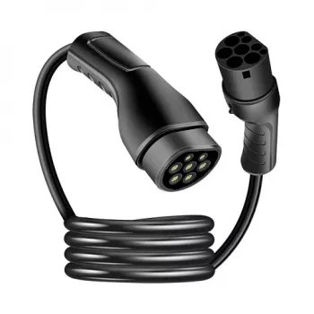 LogiLink EVC0125 Type 2 nabíjací kábel pre elektromobily - 11 kW, 3-fázový, 20 A, 7,5 m, čierny s taškou