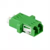 LogiLink FA02LC6 optický adaptér LC duplex – prírubová montáž, zelený (balenie 12 ks)