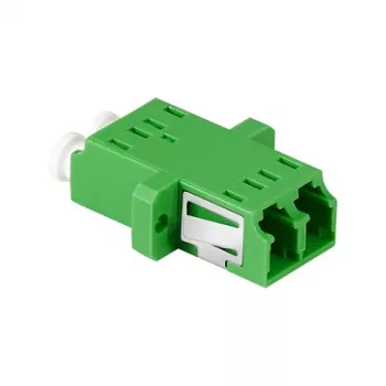 LogiLink FA02LC6 optický adaptér LC duplex – prírubová montáž, zelený (balenie 12 ks)