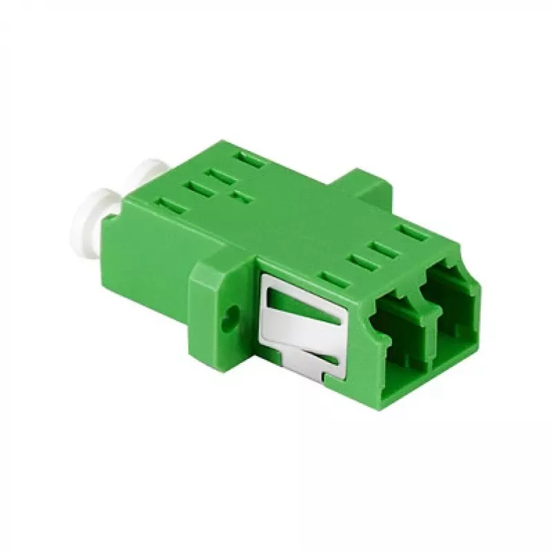 LogiLink FA02LC6 optický adaptér LC duplex – prírubová montáž, zelený (balenie 12 ks)