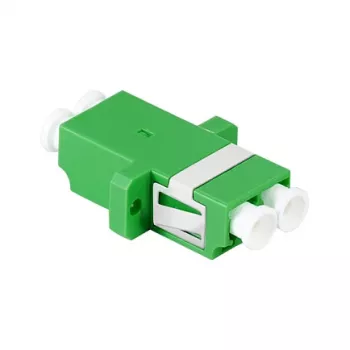 LogiLink FA02LC6 optický adaptér LC duplex – prírubová montáž, zelený (balenie 12 ks)