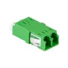 LogiLink FA03LC5 LC duplex sklolaminátový adaptér, bez príruby, zelený – 12 kusov
