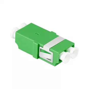 LogiLink FA03LC5 LC duplex sklolaminátový adaptér, bez príruby, zelený – 12 kusov