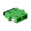 LogiLink optický adaptér SC Duplex, 12 ks, s prírubou, zelený