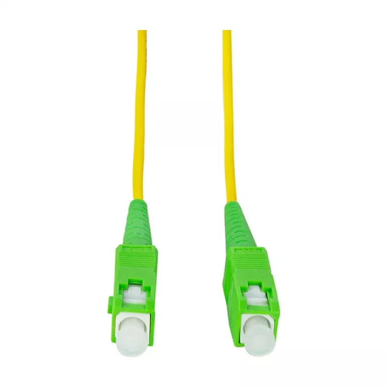 LogiLink optický patch kábel – simplex, OS2 SM G.657.A2, SC/APC na SC/APC, 1 m, žltý