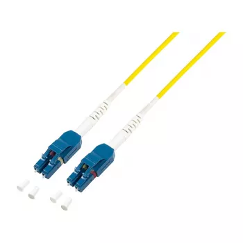 LogiLink optický Uniboot patch kábel OS2 LC Duplex na LC Duplex 0,5m LSZH žltý