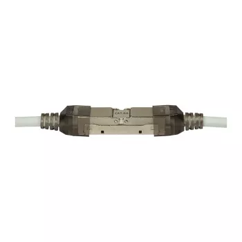 LogiLink na mieste montovateľný RJ45 konektor Cat.6A STP 10G, beznástrojový IDC, zinková zliatina, AWG 22-26, strieborný