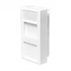 LOGILINK French Faceplate modulárna vložka 22,5x45 mm, biela