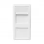 LOGILINK French Faceplate modulárna vložka 22,5x45 mm, biela