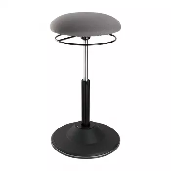 LOGILINK výškovo nastaviteľná stolička EO0022 - ergonomická stolička pre aktívne sedenie s plynovým piestom, 360° otáčanie, čierna