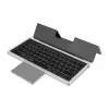 LOGILINK ID0214 bezdrôtová klávesnica s touchpadom, Bluetooth 5.1, 3-kanálová, sivá