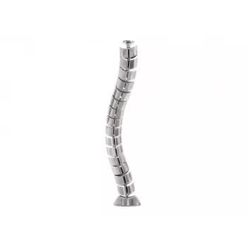 LogiLink KAB0064 flexibilný vertikálny organizér káblov, kov, 72 cm, strieborný