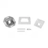 LogiLink Keystone kryt 45° pre 1 modul, signálna biely