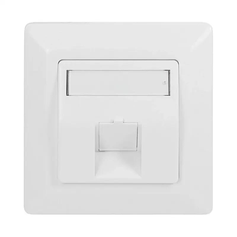LogiLink Keystone kryt 45° pre 1 modul, signálna biely