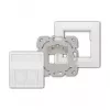 LogiLink kryt keystone pre 2 moduly, predsadený, UP/50, čistobiela