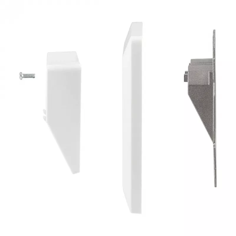 LogiLink kryt keystone pre 2 moduly, predsadený, UP/50, čistobiela