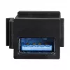 LogiLink Keystone USB 3.0 Type-A spojka, konektor samica na samicu, čierna