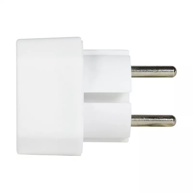 LogiLink LPS218 Euro adaptér zásuvky s 2 zásuvkami, biely