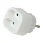 LogiLink LPS218 Euro adaptér zásuvky s 2 zásuvkami, biely