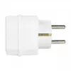 LogiLink LPS221 Schuko na 2x Euro + 1x Schuko zásuvkový adaptér, biely, 16 A, 250 V, 3680 W, detská poistka