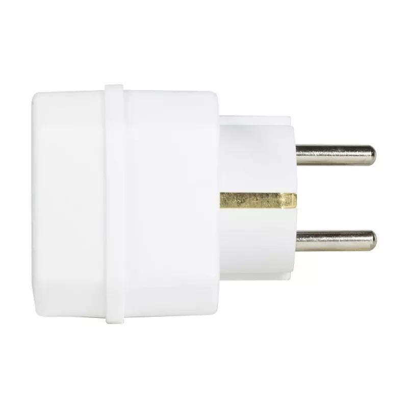 LogiLink LPS221 Schuko na 2x Euro + 1x Schuko zásuvkový adaptér, biely, 16 A, 250 V, 3680 W, detská poistka