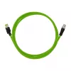 LogiLink M12 CAT6A priemyselný patch kábel, PUR, M12 X-kódovaný na RJ45, 1,5 m