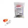 LogiLink modulárny konektor RJ45 Cat.6A STP Pass Through, balenie 10 ks