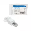 LogiLink modulárny konektor RJ45 Cat.6A, UTP, bez nástroja, biely