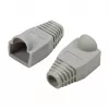LogiLink modulárny RJ45 konektor samec káblová priechodka 6.5mm sivý, 50ks