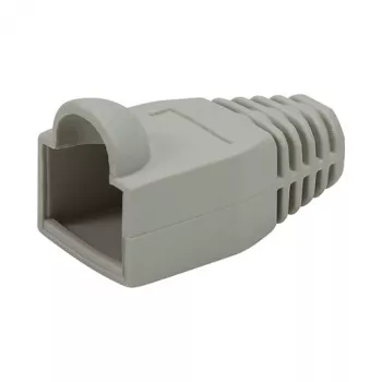 LogiLink modulárny RJ45 konektor samec káblová priechodka 6.5mm sivá, 50ks