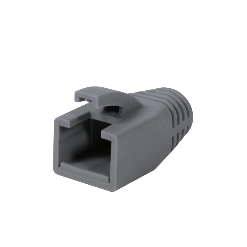 LogiLink MP0035 RJ45 priechodky proti ťahu, sivé, balenie 50 ks