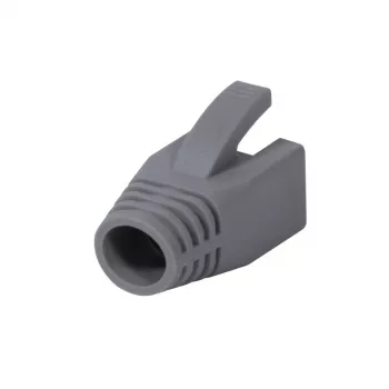 LogiLink MP0035 RJ45 priechodky proti ťahu, sivé, balenie 50 ks