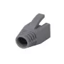 LogiLink MP0035 RJ45 priechodky proti ťahu, sivé, balenie 50 ks