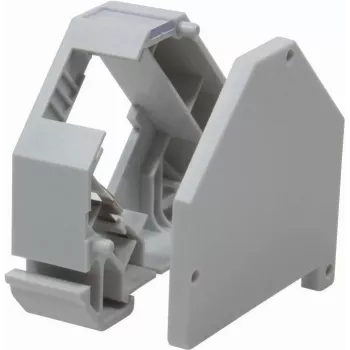 LogiLink MP0053 adaptér na DIN lištu pre 1x RJ45 Keystone modul, plast, biely