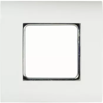 LogiLink NF0002 podomietkové nástenné puzdro 80x80 mm s výrezom 45x45 mm, čisto biela, francúzsky systém