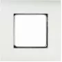 LogiLink NF0002 podomietkové nástenné puzdro 80x80 mm s výrezom 45x45 mm, čisto biela, francúzsky systém