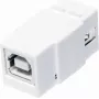 LogiLink NK0017 USB 2.0 A zásuvka na B zásuvku plochý biely adaptér